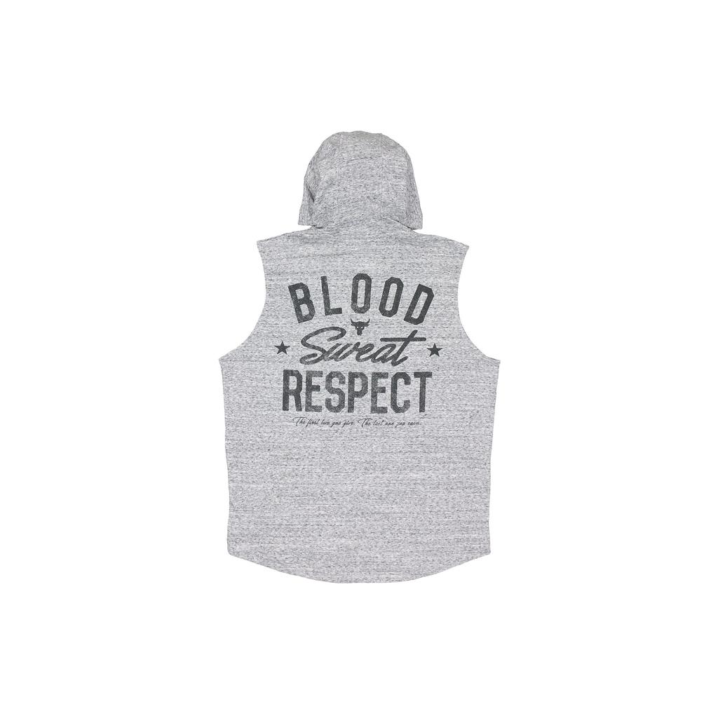 Under Armour Project Hooded Loose Training Sleeveless Vest Men tops Gray 1361746-112