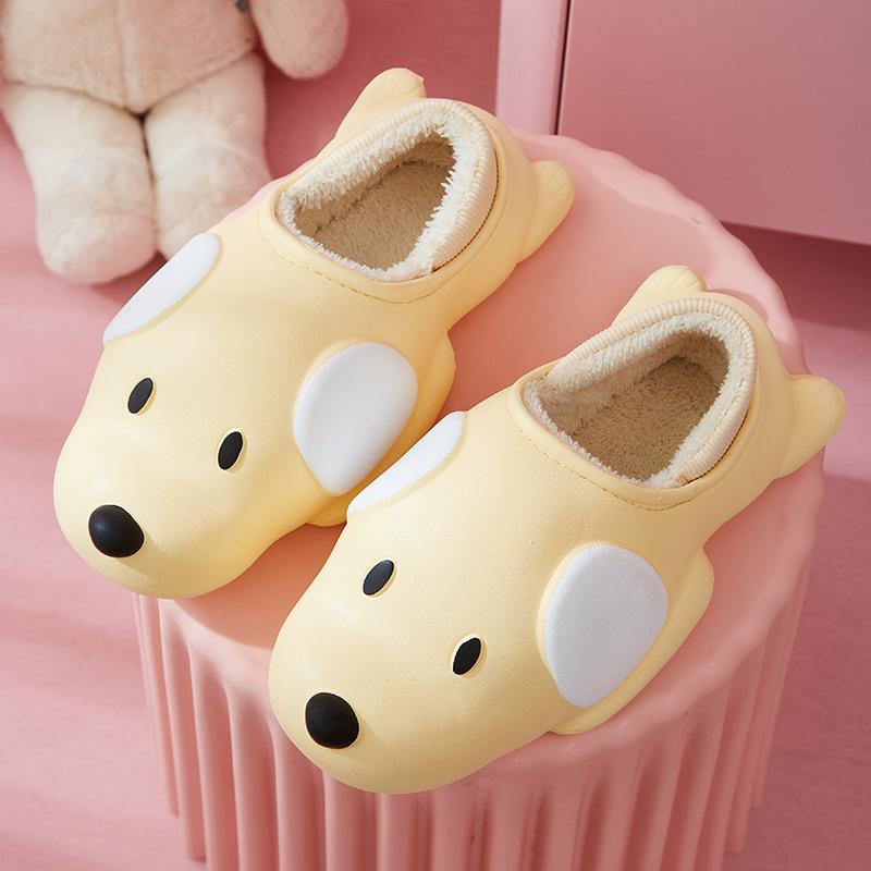 New winter cotton slippers EVA waterproof couple home thickened cotton mop warm non-slip deodorant cotton slippers