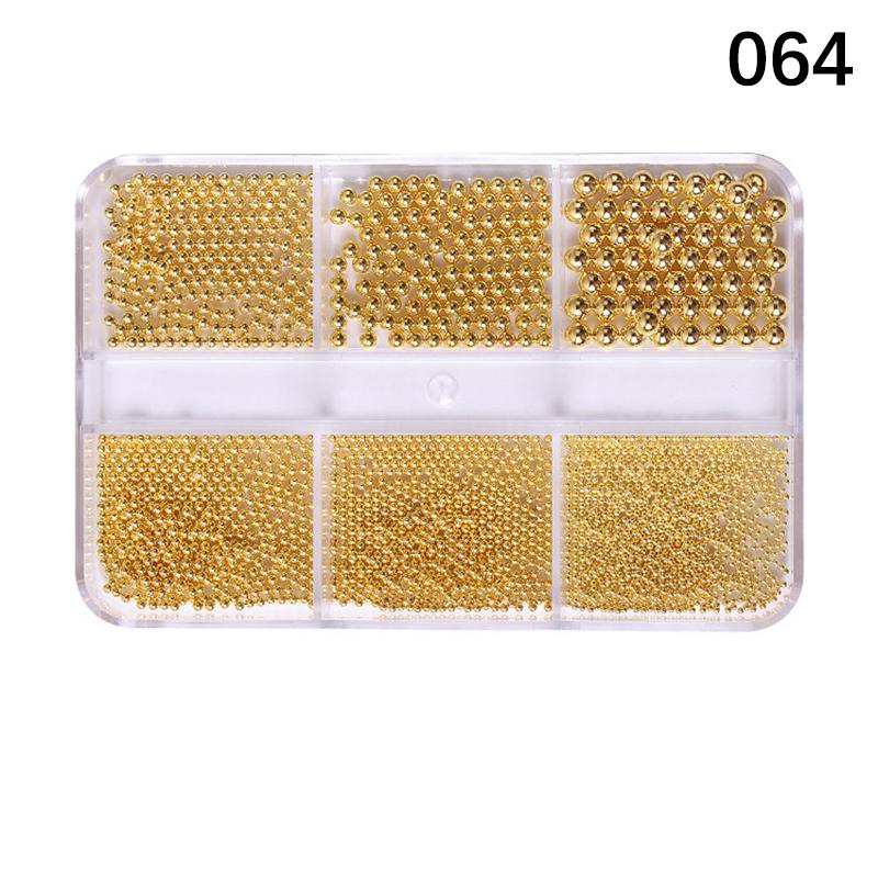 3D Mini Steel Beads Nail Art Caviar Beads Nail Art Tools Diy Charms Manicure