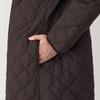 MUJI Washable Quilted Dark Size M Women's Coat, Brown, (BD0YVA4A)