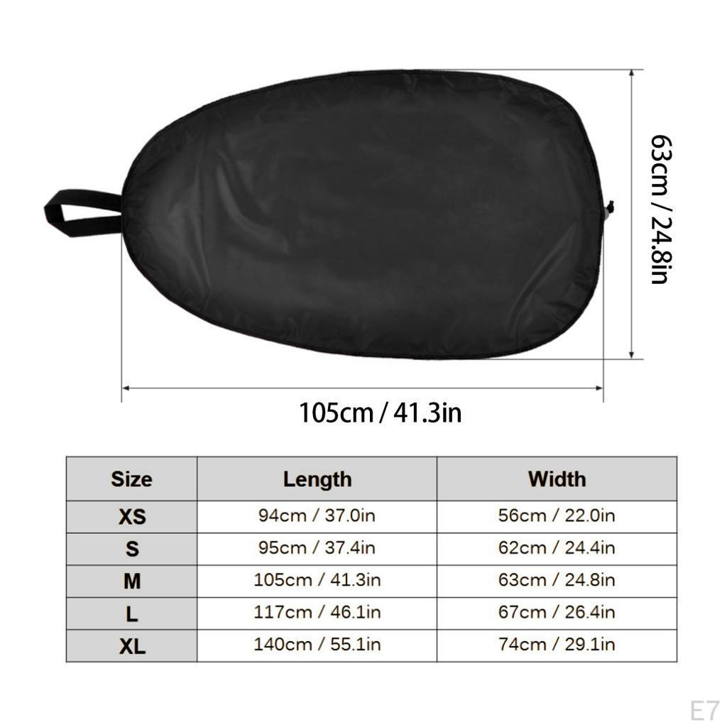 Cover Universal Adjustable Oxford Fabric Boat Canoe Surf Kayak Sprayskirt Waterproof