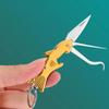 Multi-Function keychain 304 Stainless Steel Can Open Bottle Toothpick Knife Pick Teeth Carry Around Activities Exquisite Gifts