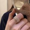 Fashionable Heart Shaped Adjustable Ring For Women Stylish Silver Jewelry Piece