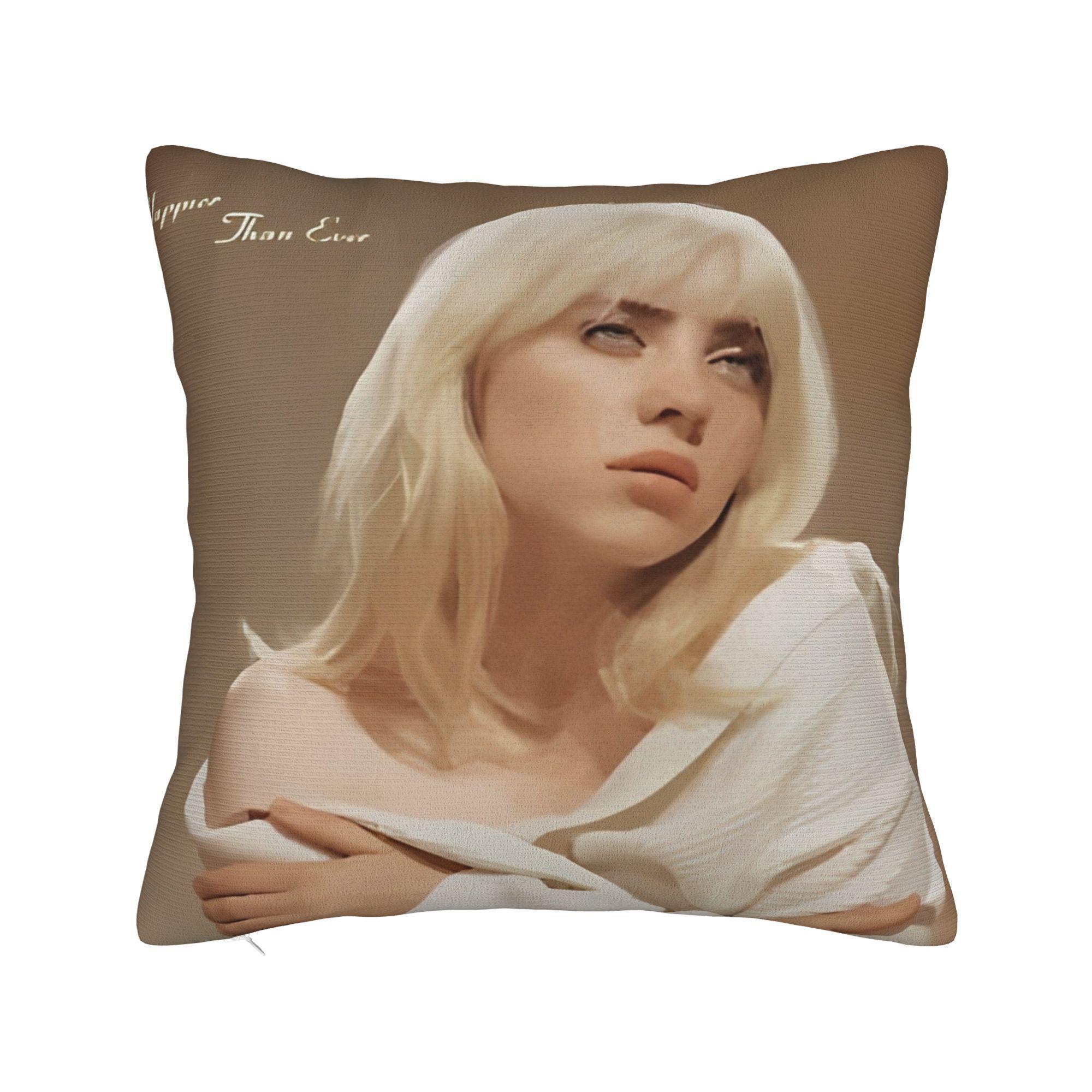 

Billieds Hit Me Hard And Soft Tour Printing Pillowcases Cushion Cover Throw Pillow Cover Y2K Zippered Multiple Sizes 12x12in 30X30cm