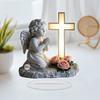 Animal Statue Tabletop Ornament with Display Base Shatterproof Acrylic Animal Figurine for Home Office Desk Decoration