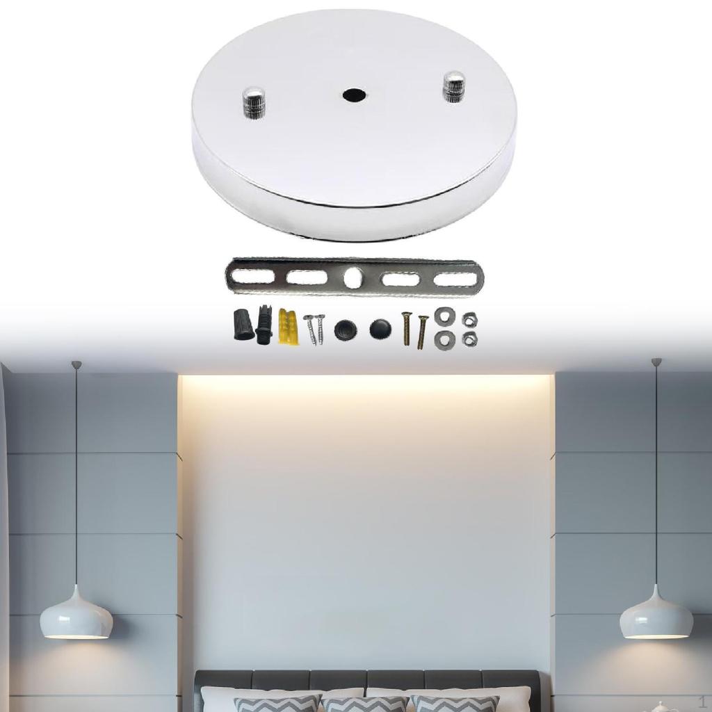 Canopy Kit Chandelier Ceiling Plate DIY Project Round with Mounting Hardware Heavy Duty Replacement
