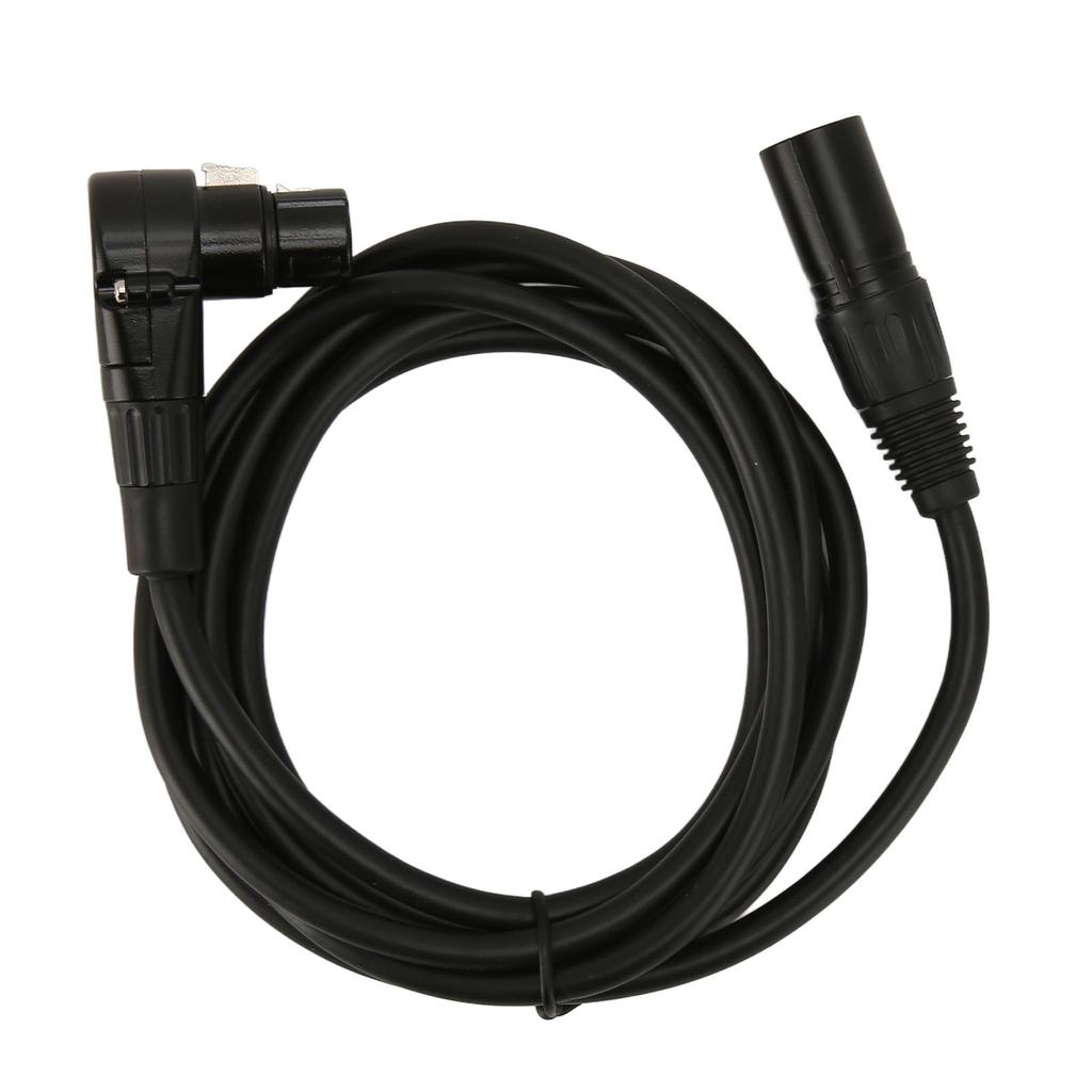 XLR to XLR Cable Straight Male to Elbow Female 3 Pin HiFi Sound XLR Balanced Cord for Microphone
