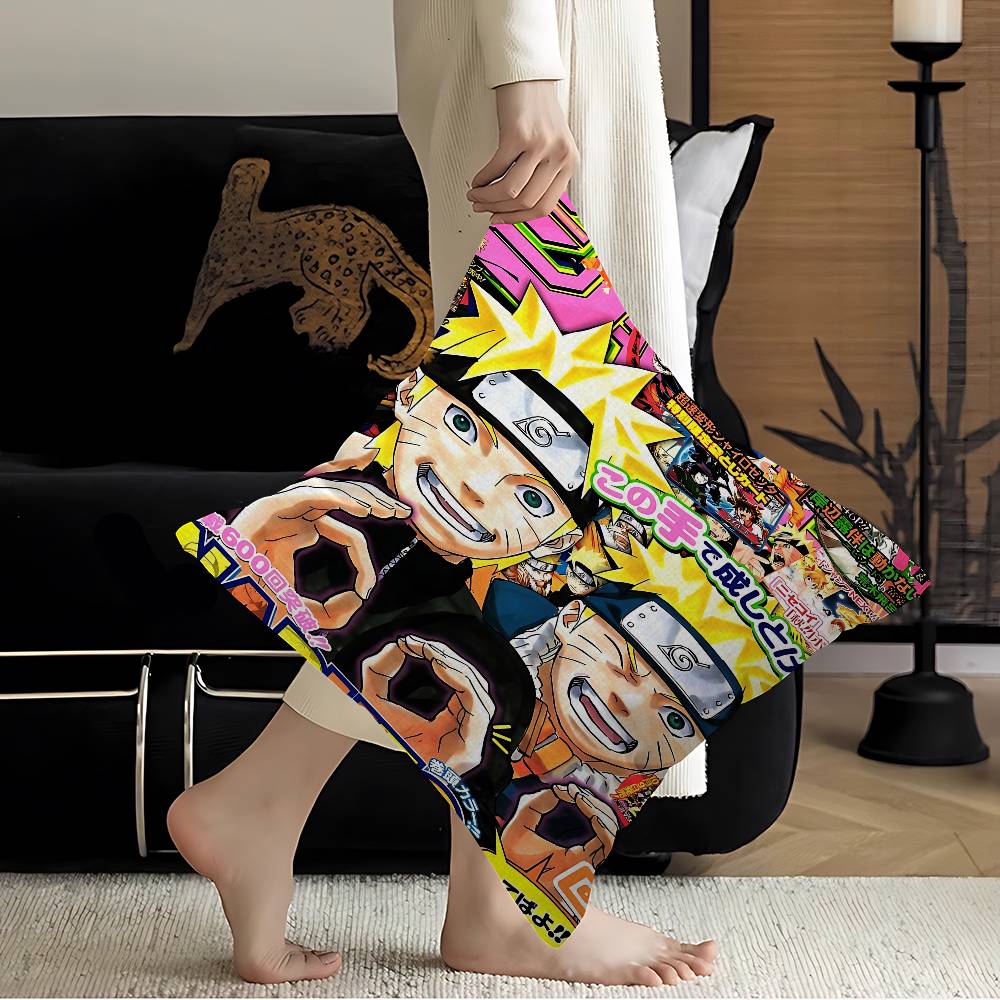 Japanese N-Naruto Anime Personalized Pillow Dust Cover Bedroom Kids Party Decoration Pillowcase Birthday Children Gift