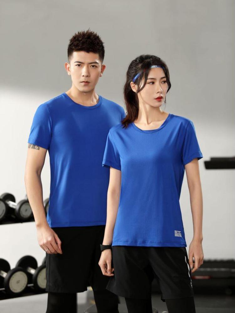 Soft Unisex T Shirt Summer Crew Neck Minimalist Tops Solid Color Unisex Lightweight T-shirt for Women and Men YG-2116