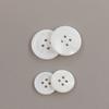 22 Pieces Genuine White Mother of Pearl Blazer Buttons Suit Buttons Set 20mm 15mm Natural White MOP Shell Buttons Bulk for Men (White MOP) Leekayer