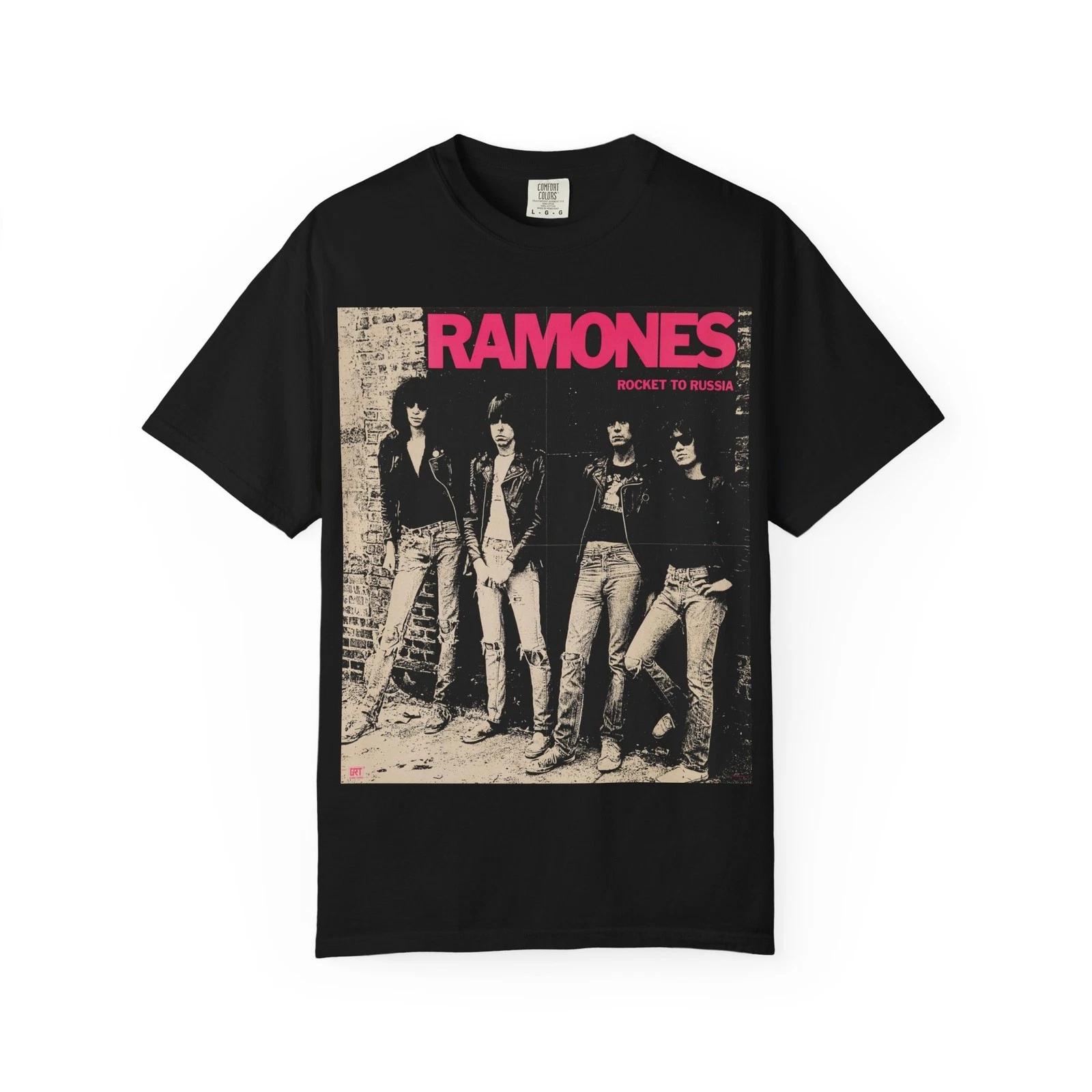 Футболка с фото группы Ramones | Винтажная панк-рок футболка S