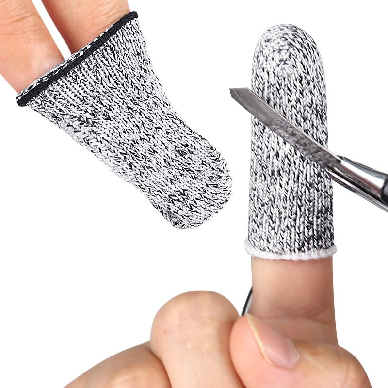 Cut-Resistant Finger Cots One-Finger Gloves PC Material Wear-Resistant Anti-Cut Line-Control Outdoor Fishing Gloves