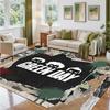 Green Day Design Crystal Velvet Rug Soft Decorative Mat for Bedroom Entrance