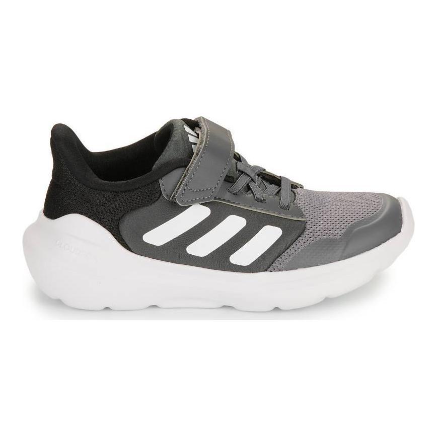 adidas Tensaur Run 3.0 Slip Resistant Abrasion Resistant Low Top Kids' Running Shoes Black White Kids' IE5986
