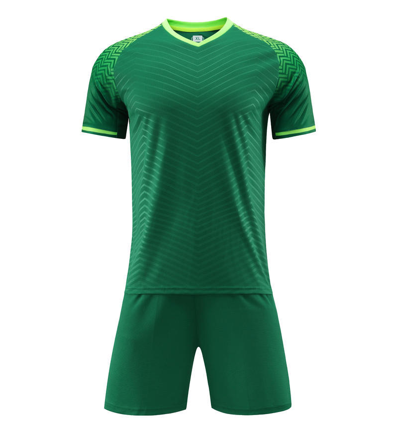 Soccer Uniform Set Men'S And Women'S Summer Game Team Training Uniforms For Children Adults Short Sleeve Sports Team Uniforms 6321 Quick Drying