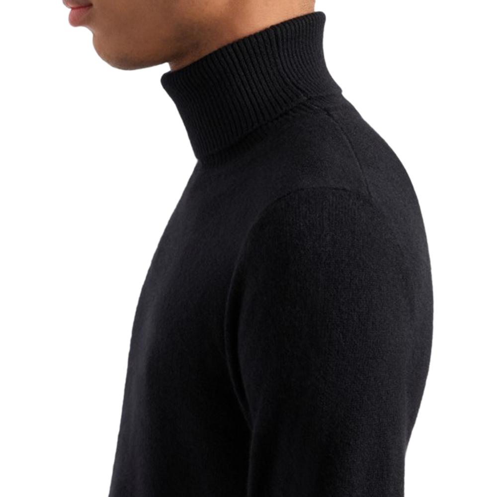 EMPORIO ARMANI Cashmere Sweater Men's Black 8N1M46-1M71Z-0999