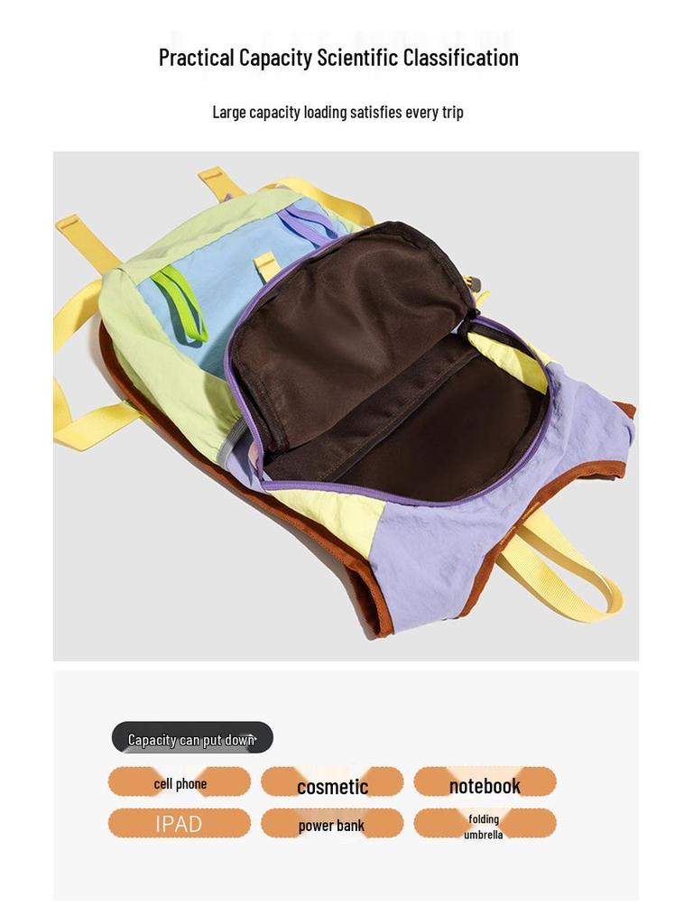 Dopamine Travel Backpack: Large Capacity & Lightweight for Outdoor, School, Fitness & Cycling