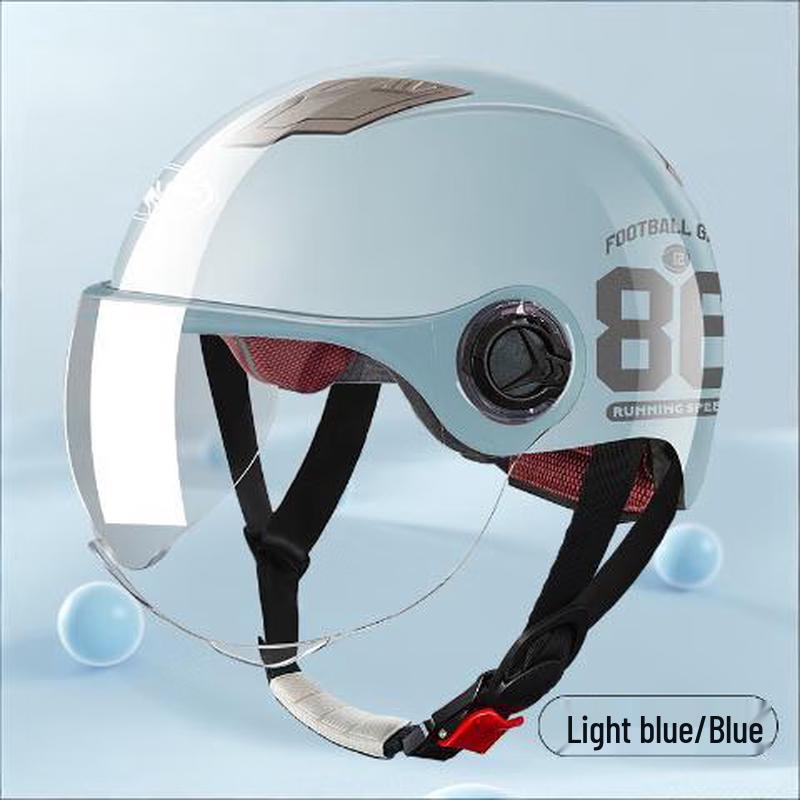 Lishi L001 Unisex All-Season Motorcycle Helmet with Long Visor