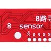 10-1PCS 3.3V-5V Line Follower Infrared Detection Sensor 8 Channel 8Bit Detector Hunt Board PCB Infrared Detection Module Board