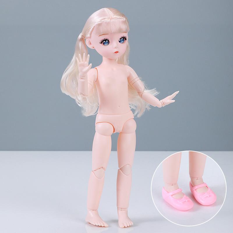 30Cm Fashion Cute Exquisite Make-Up Doll Unique Design 1/6 Doll Dress Up Toy Multiple Hair Colors Doll Children Girls Toy Gift