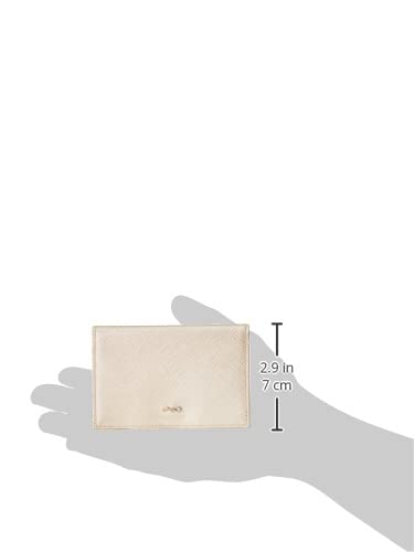 Jill Stuart Gloria Women's Leather Business Card Holder with Ribbon Motif, JSLW3AM1