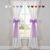 Einfarbiges Schleifen-Vorhangband Elegantes Fenstervorhänge Bindeleine Vorhang-Dekorationszubehör