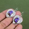 Copper Charoite Earring 925 Sterling Silver Earring Handmade Earring Natural Gemstone Earrings Charoite Jewelry Drop Earring Engagement Gift