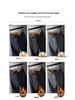 Tide Men's Lamb Wool Casual Straight-Leg Pants for Autumn/Winter - Business Casual Style