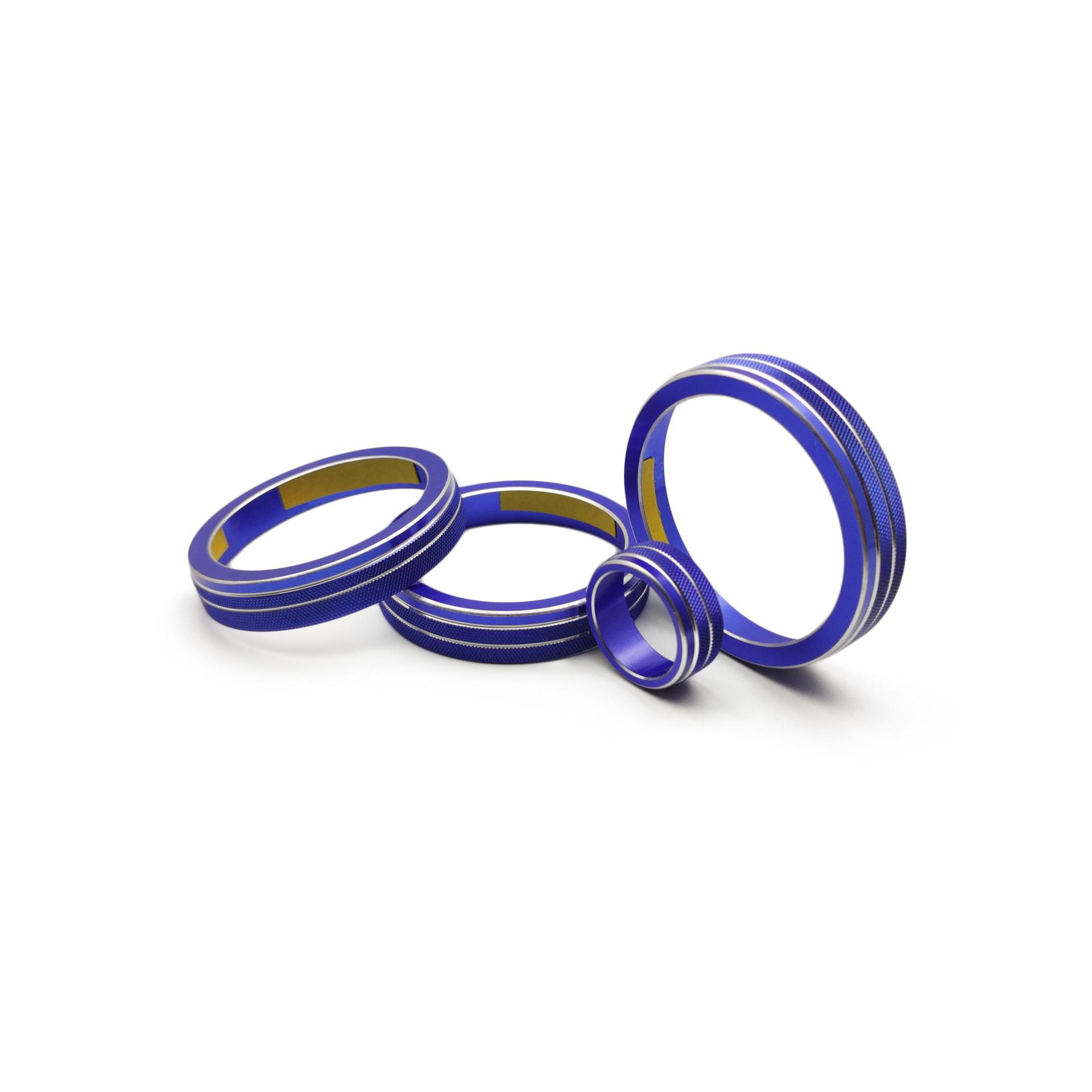 Jaguar E-PACE XEL Aluminum Alloy Air Conditioning Knob Trim – Wear-Resistant Console Modification.