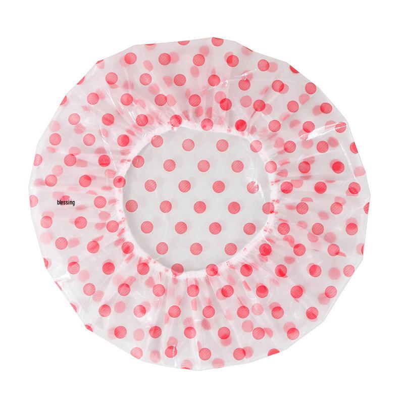 Reusable Waterproof Elastic Shower Cap for Women - Spa & Salon Hair Protection