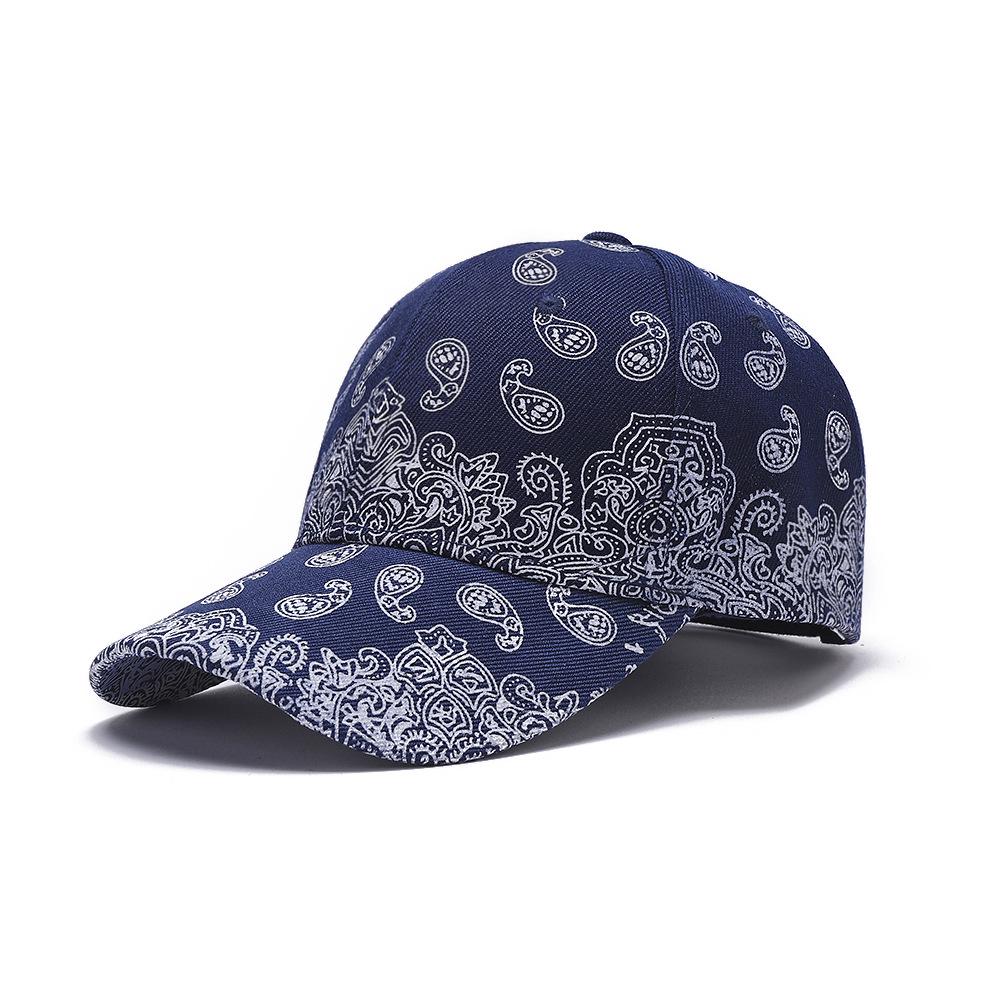 Gorra de Béisbol Unisex Estilo Coreano con Estampado de Flor de Anacardo