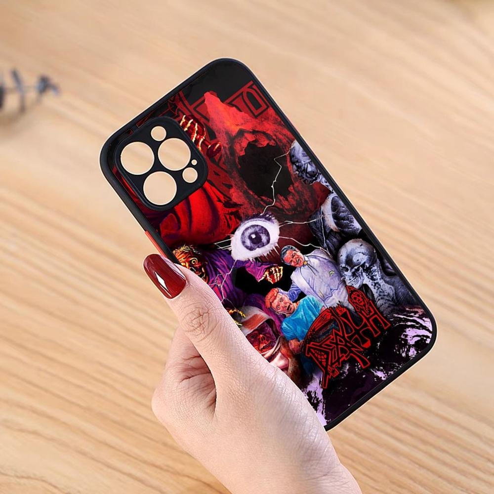Old Deaths Mental Rock Phone Case Black Matte For IPhone 16ProMax 15 13 12 11 14 Pro Max Mini Plus SE2020 XS Max XR Cover