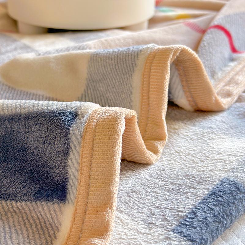 Geometric Plaid Throw Blanket Warm Cozy Blanket for Sofa,Couch,Bed,Reversible Fluffy Plush Flannel Blankets for Adults Women Men