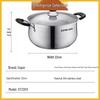 SUPOR Edelstahl 304 Schmortopf/Suppentopf