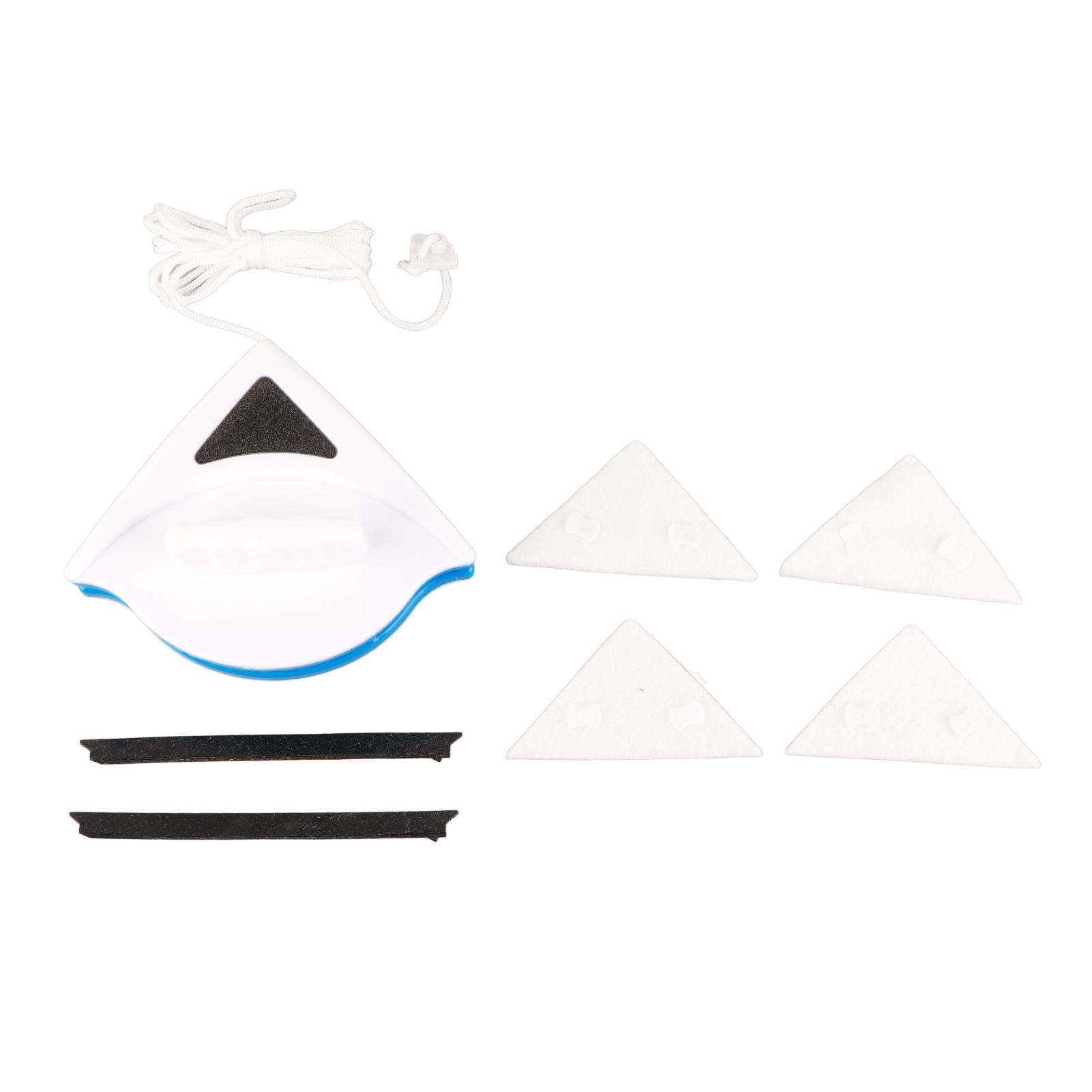 

Стеклоочиститель с двумя боковыми щетками, пластиковая эргономичная ручка, магнитный стеклоочиститель для высотных зданий 3-8mm