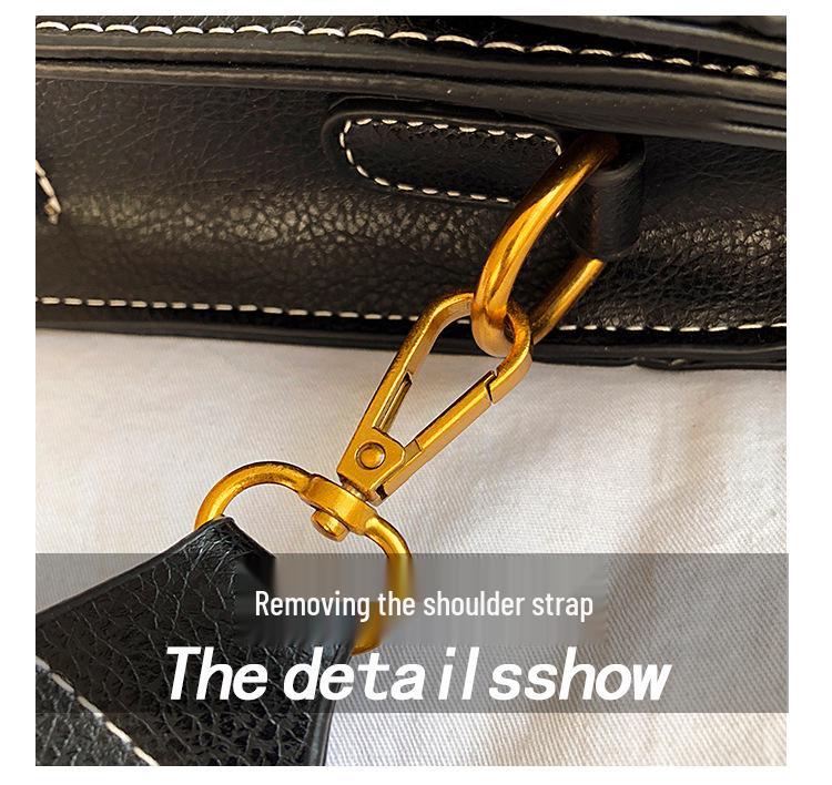 Dámská retro kabelka s nýty a lví hlavou 2025: Evropská a americká móda crossbody/taška přes rameno