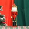 Christmas Nutcrackers Ornament, Wood Christmas Nutcrackers Soldier Figures Standing Decorations for Christmas