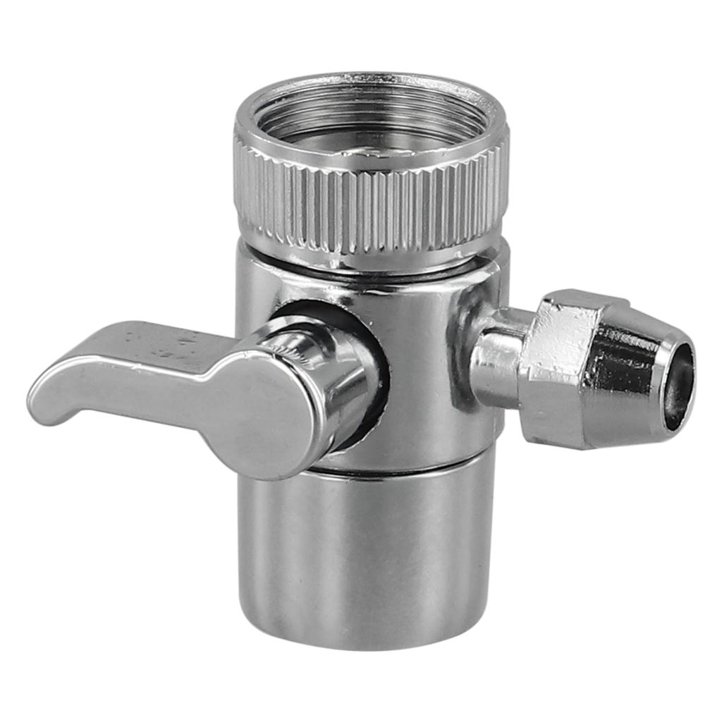 Innovative Faucet Diverter Solution Made from Zinc Alloy Material Switch Between Two Outputs Effortlessly at Home