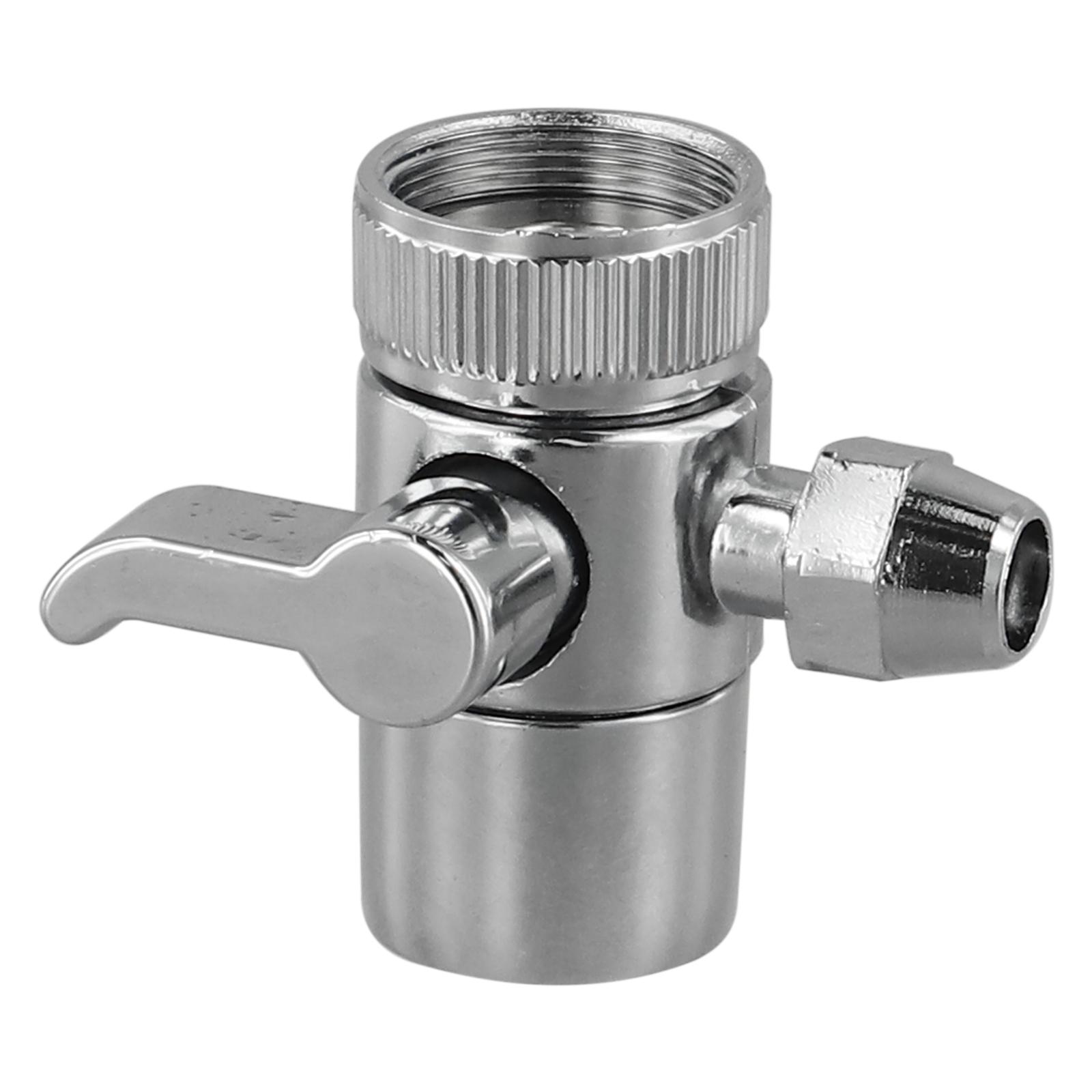Innovative Faucet Diverter Solution Made from Zinc Alloy Material Switch Between Two Outputs Effortlessly at Home