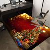 Christmas Tree Gifts Crystal Velvet Chair Mat Area Rug - Non-Slip, Floor Mat, Office Desk Chair Rugs, Bedroom Decor.Christmas Gift-1106010
