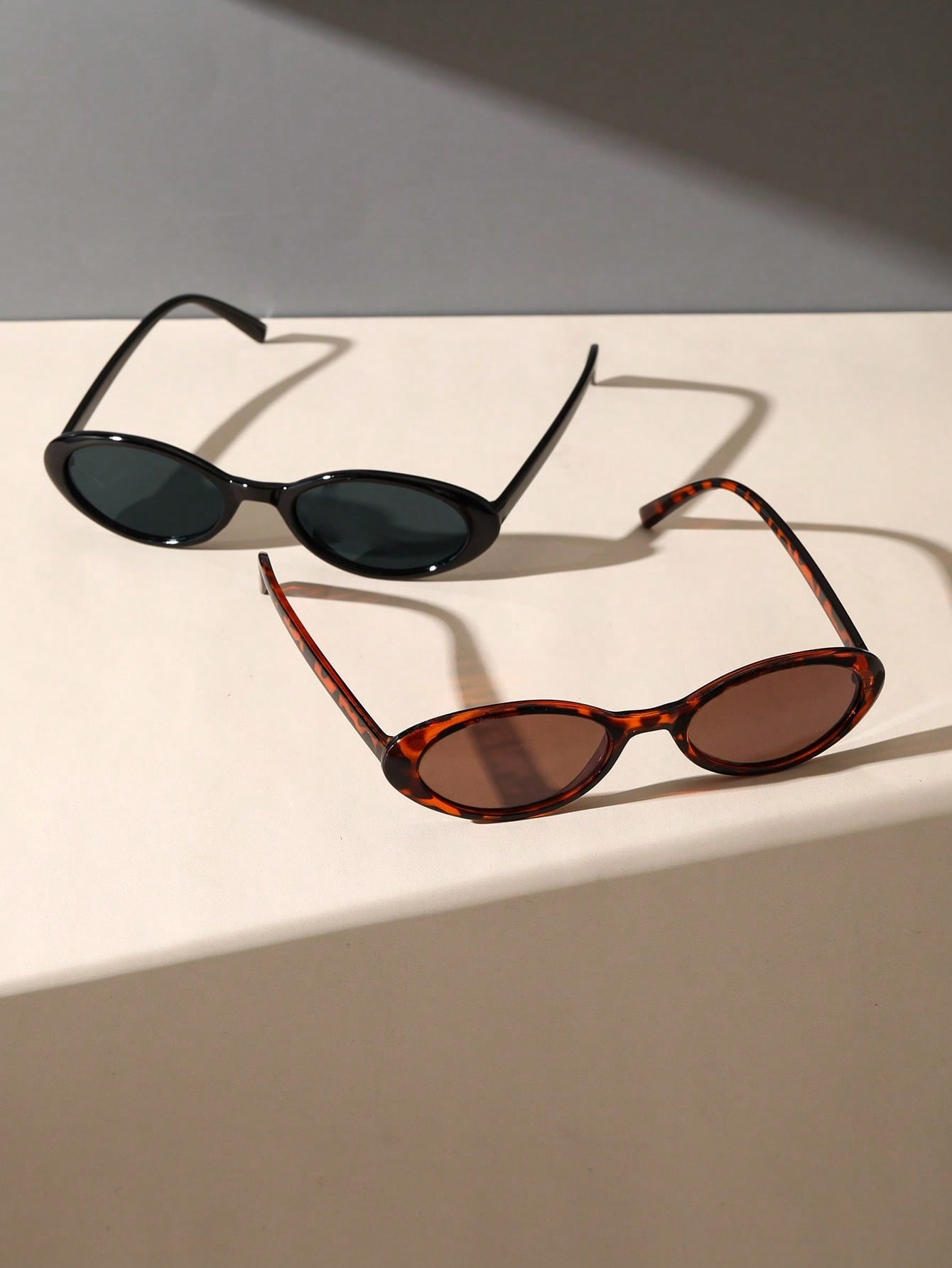 

1/2/3 шт. Классические модные овальные пластиковые солнцезащитные очки в винтажном стиле для женщин и мужчин, повседневные солнцезащитные очки, аксессуары для очков.