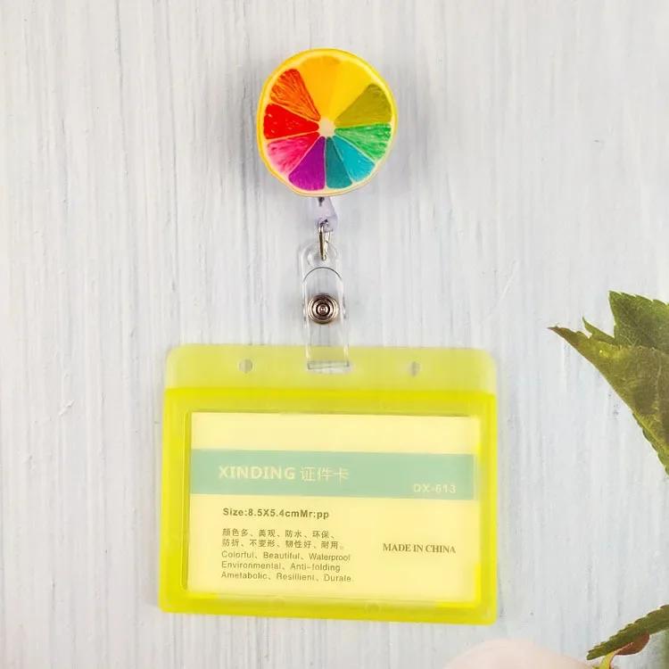 New Nurse Doctor Retractable Badge Reel with Horizontal Style Students ID Business Card Work Card Badge Holder Office Supplies