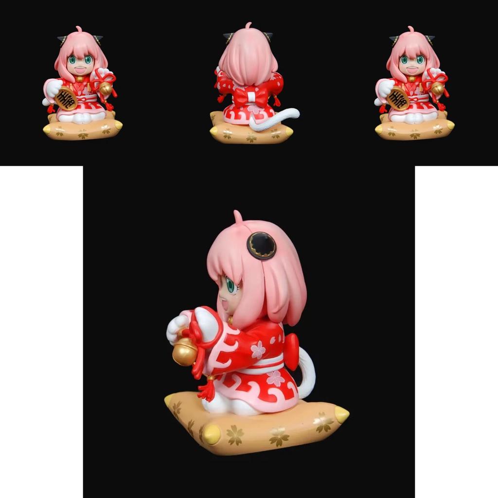 Adorable Wawa Anya Figure Cute Sitting Pose Pvc Collectible Anime Toy 16cm Boxed Gift