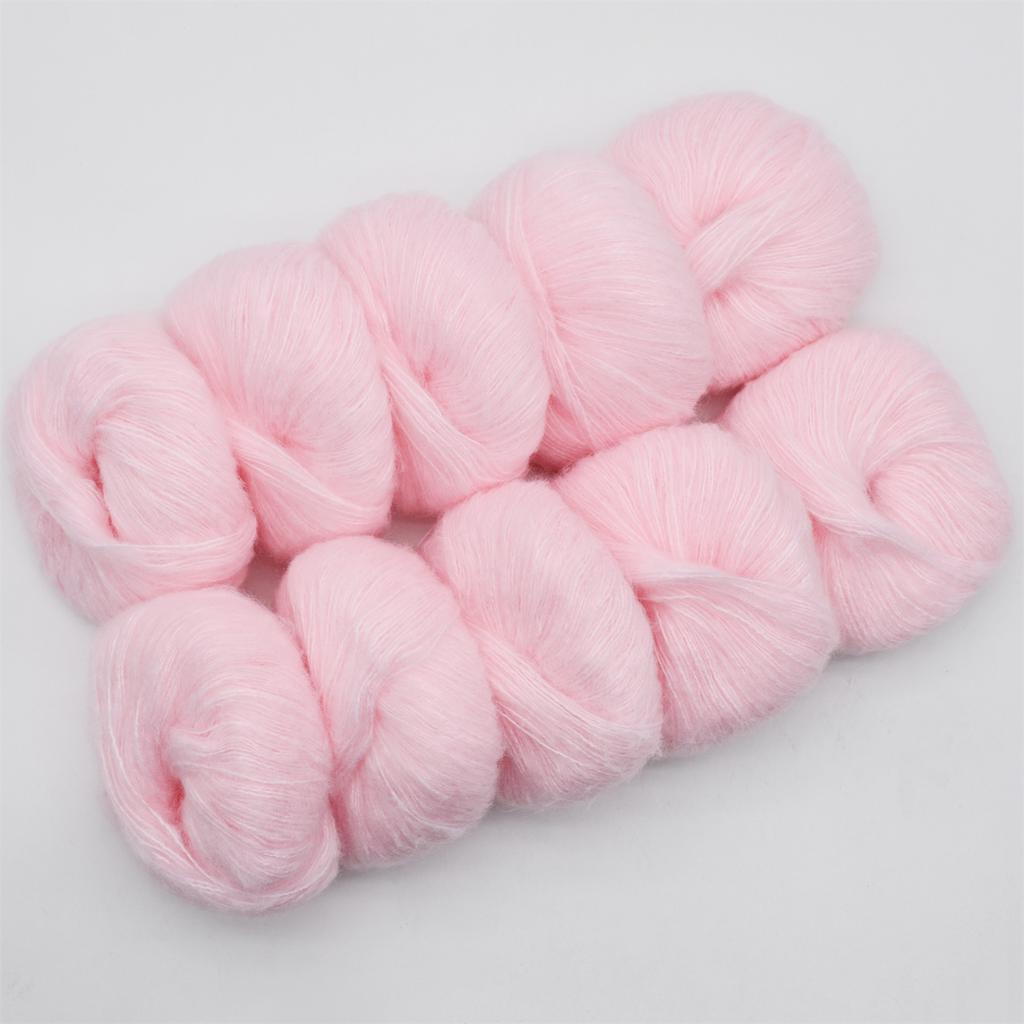 6pcs 150g/5.28oz Mohair Yarn Blend - Ultra Soft Luxury Yarn for Knitting & Crochet DIY Recycled Cotton Yarn for Home Decor Craft Raffia Yarn Supplies