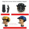 Summer Motorbike Electric Bike Helmet Headset Fix Clamp Multifunctional Steel Clip Plastic Clip Helmet Bluetooth Headset Clamp