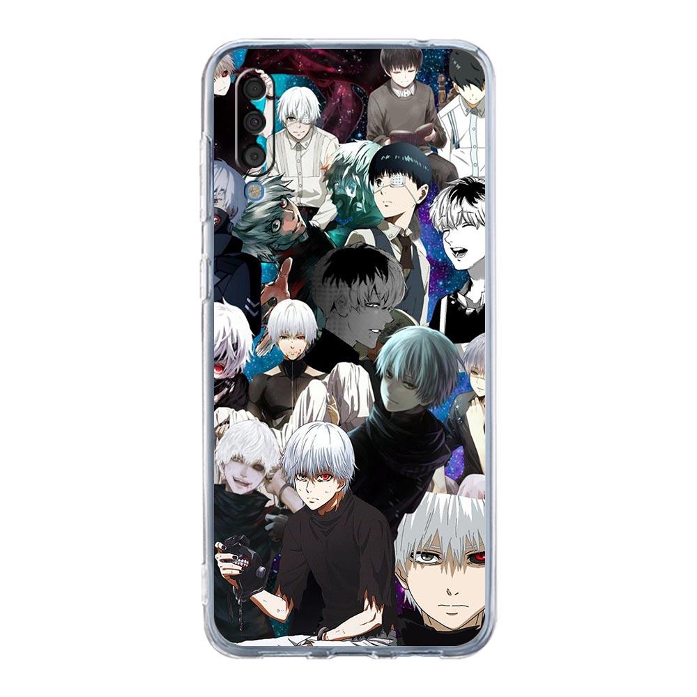 Anime Tokyo Ghoul Pouzdro na telefon Pro Samsung Galaxy A12 A50 A70 A20 A30 A40 A20E A10 A10S A20S A02S A22 A32 A52S A72 5G Průhledný kryt