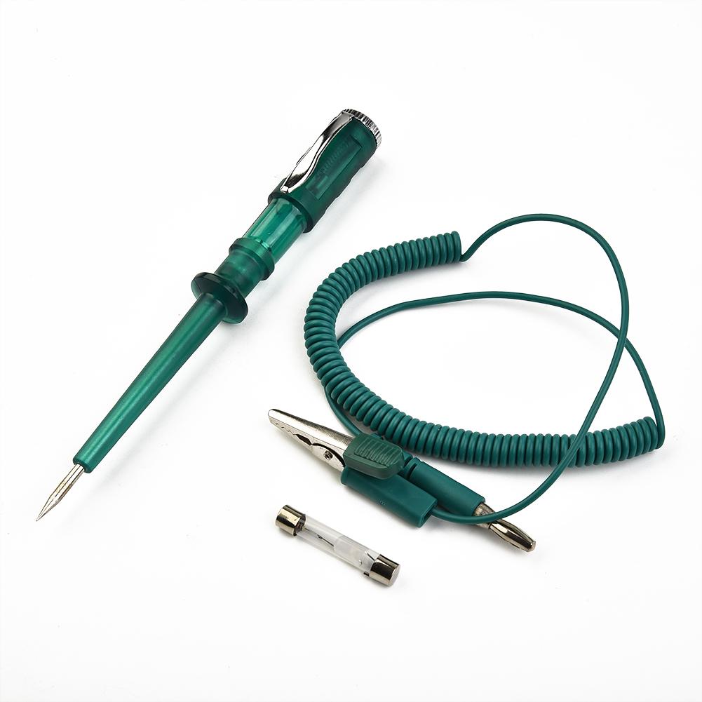 Automotive Auto Circuit Tester Car Voltage 153mm Electrical Test Pen Green Motorcycles RVs Tr Trucks Ucks 1 Pc