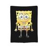 Handsome S-Squidwarded Pattern Blankets Flannel Decoration Multi-function Soft Throw Blankets for Bedding Travel Bedding Throws