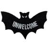 Unwelcome Bat Shaped Mat Spookys Front Door Welcome Mat for Living Room Decor