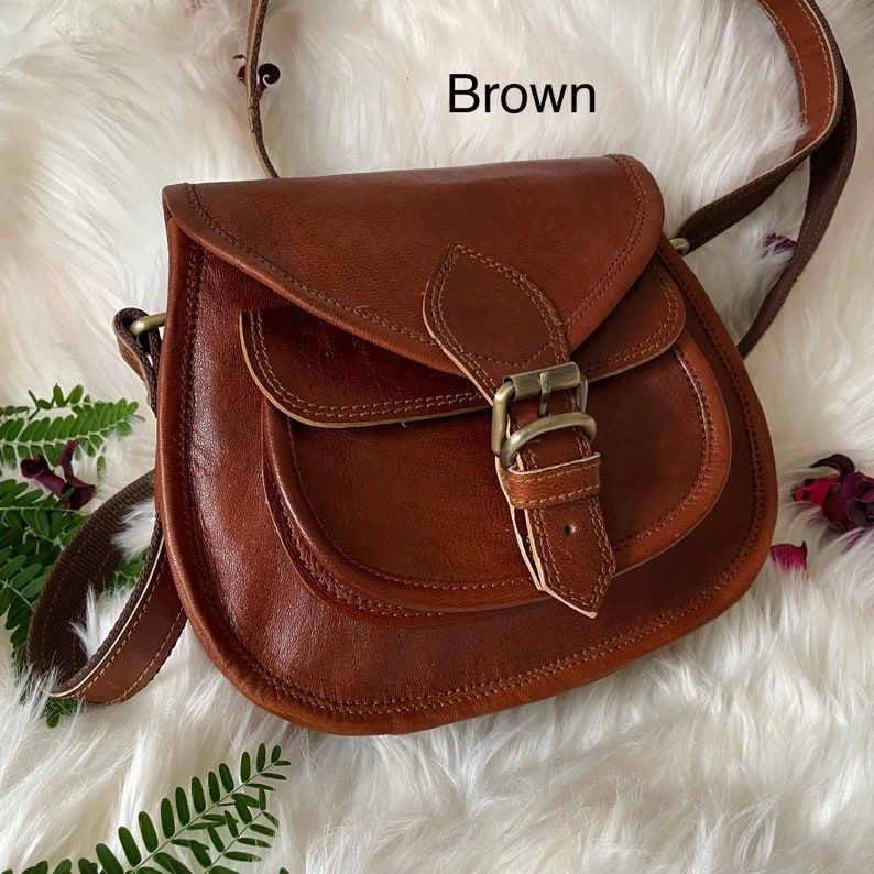 Leather Saddle Bag Christmas Gift Crossbody Bags Women Purses And Bags Halloween Gift Handmade Leather Purse Women Cross Body